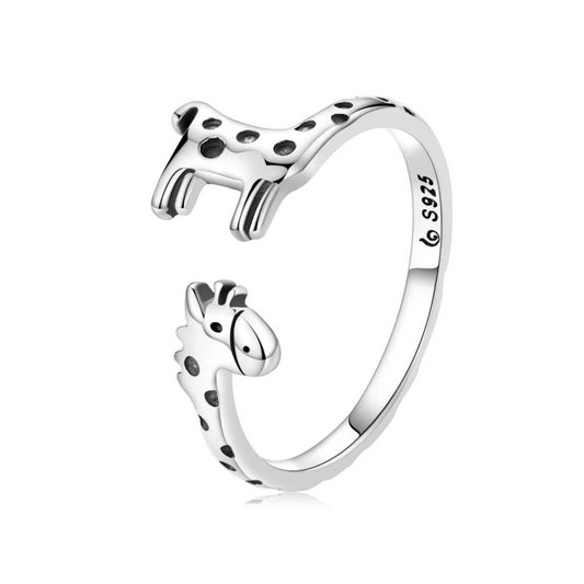 Sterling Silver Giraffe Open Ring