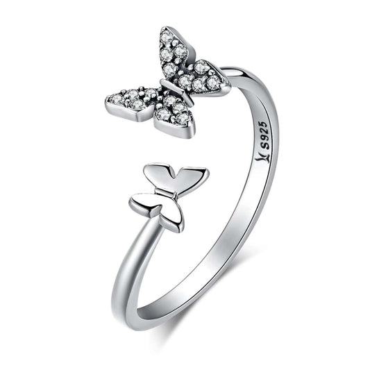 Mom & Baby Butterfly Love Ring