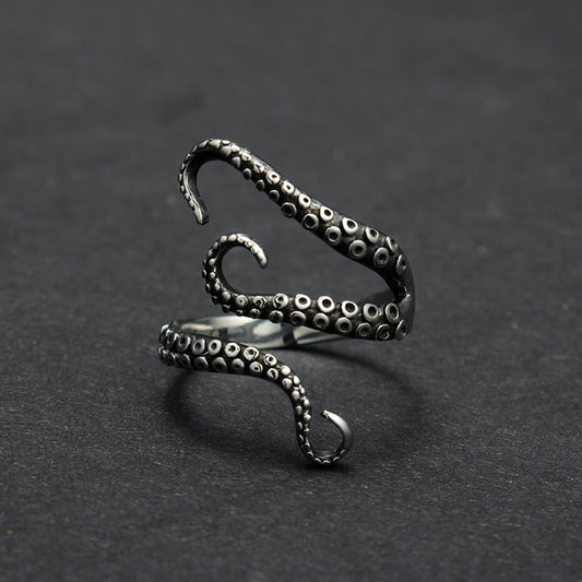 Octopus Tentacle Adjustable Ring