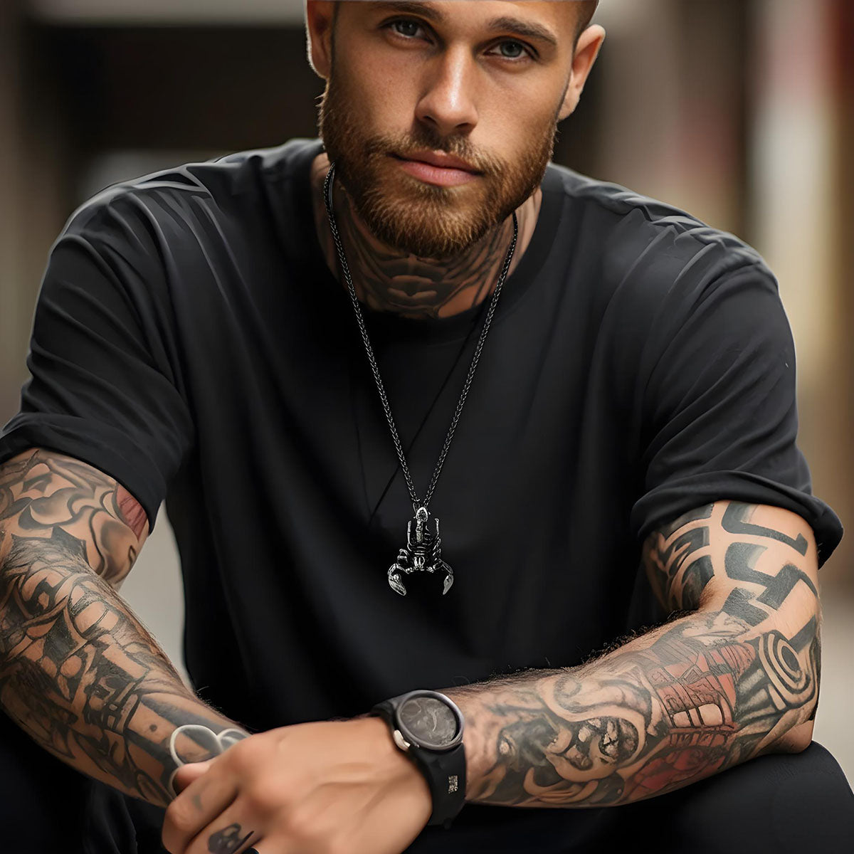 Vintage Punk Scorpion Pendant