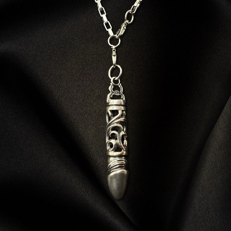 Silver Penis Pendant Art Punk Jewelry