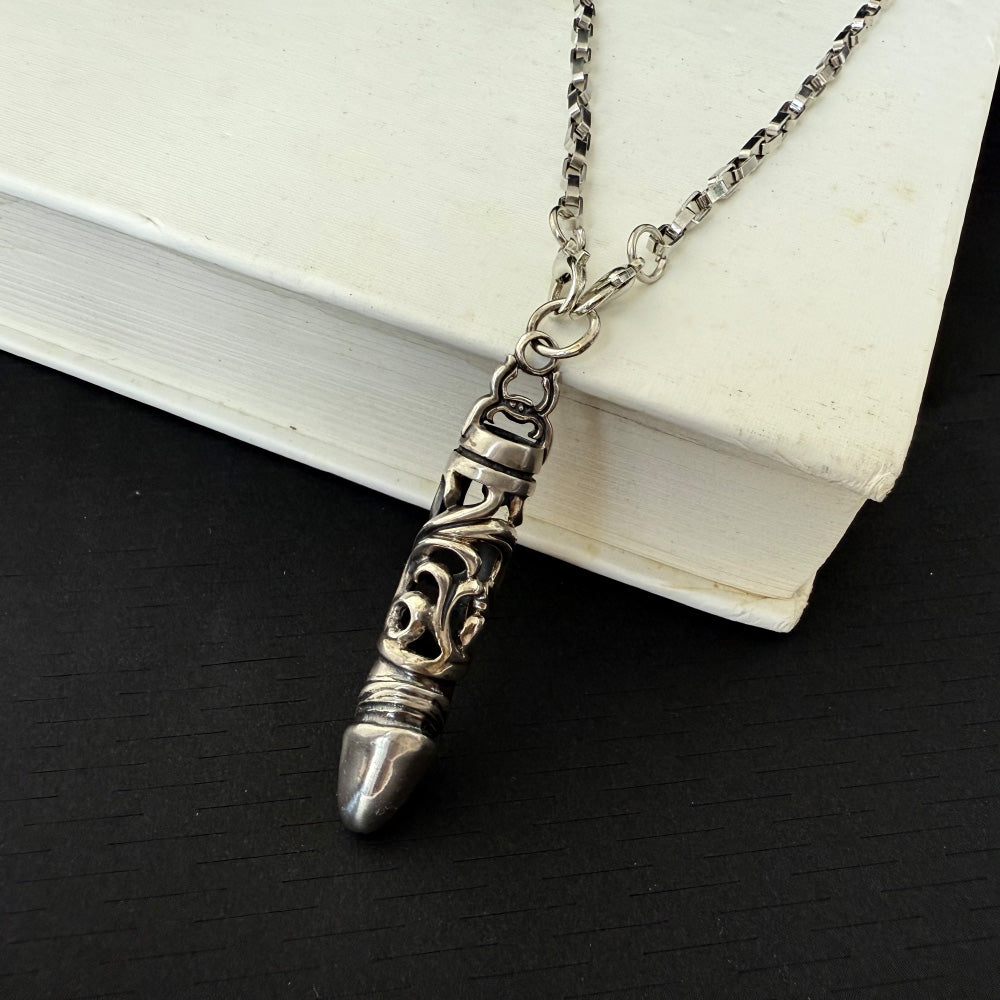 Silver Penis Pendant Art Punk Jewelry