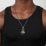 Gothic Skeleton Hand Pendant