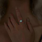 Luminous Heart Signet Ring