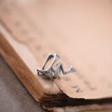 Vintage Sterling Silver Frog Ear Cuff Single