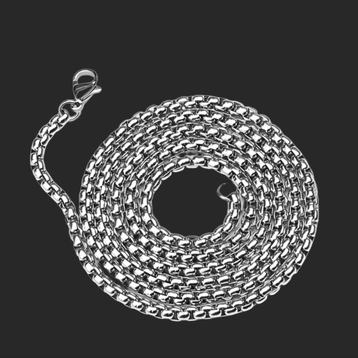 Vintage Silver Penis Reiki Pendant Necklace