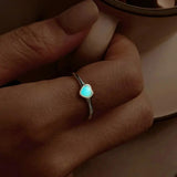 Luminous Heart Signet Ring