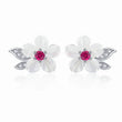 Pure Shell Flower Stud Earring