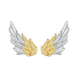 Dainty Angel Wing Stud Earrings
