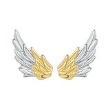Dainty Angel Wing Stud Earrings