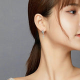 Skull with Cross Stud Earrings