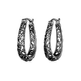 Filigree Vintage Hoop Earrings