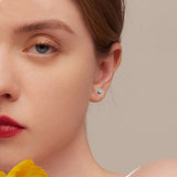Simple Turquoise Stud Earrings