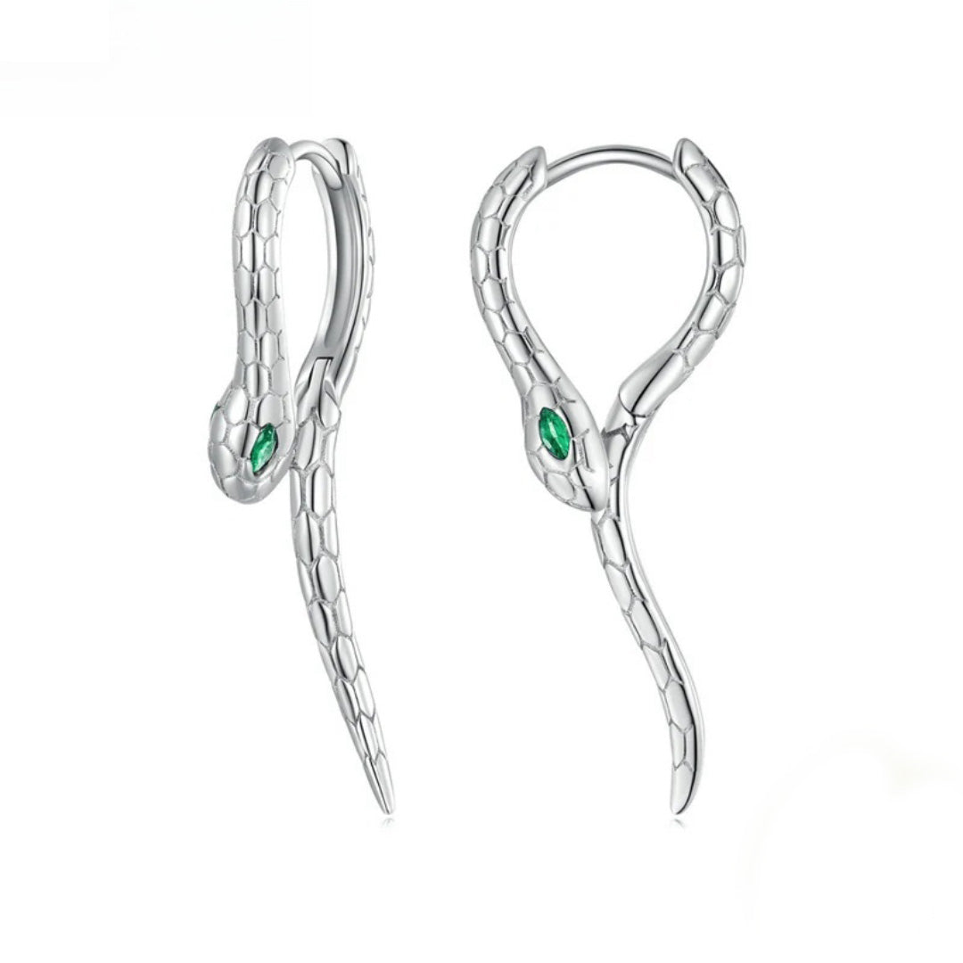 Lovely Black Cat Ear Buckles Hoop Earrings