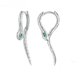 Lovely Black Cat Ear Buckles Hoop Earrings
