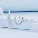 Lovely Black Cat Ear Buckles Hoop Earrings