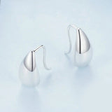 Glossy Waterdrop Stud Earrings