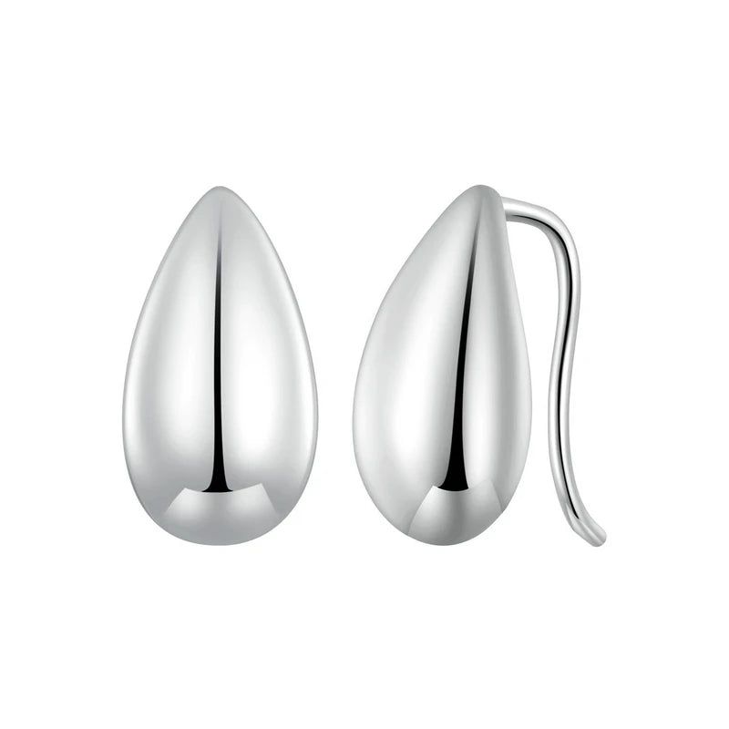 Glossy Waterdrop Stud Earrings