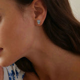 Retro King of Skull Stud Earrings