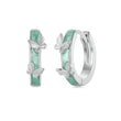 Mint Green Butterfly Ear Buckles