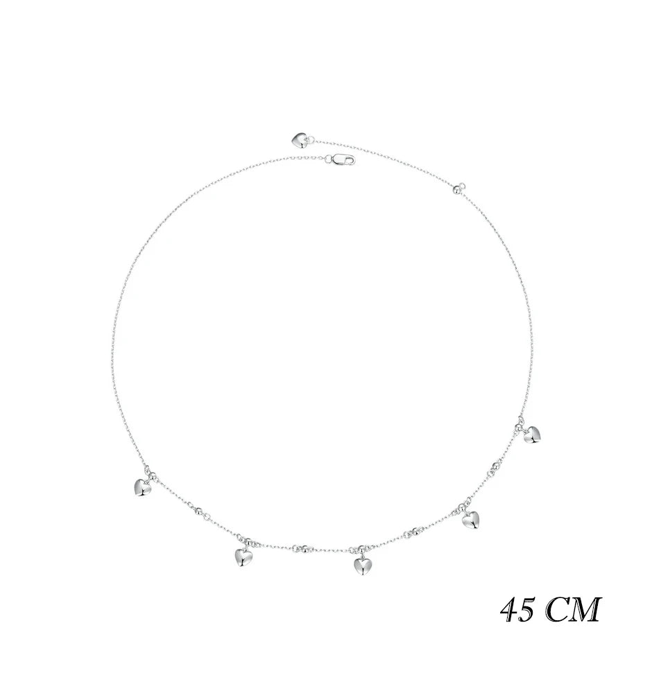 Stackable Clavicle Sparkling Zircon Chain Necklace