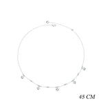 Stackable Clavicle Sparkling Zircon Chain Necklace