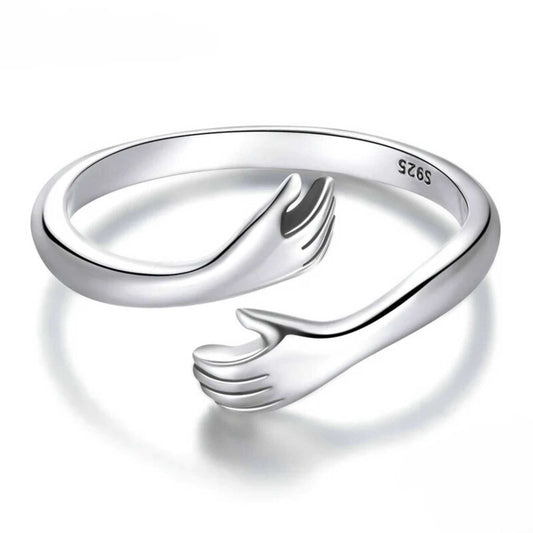 Hug Warmth and Love Hand Adjustable Ring