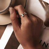Sterling Silver Giraffe Open Ring