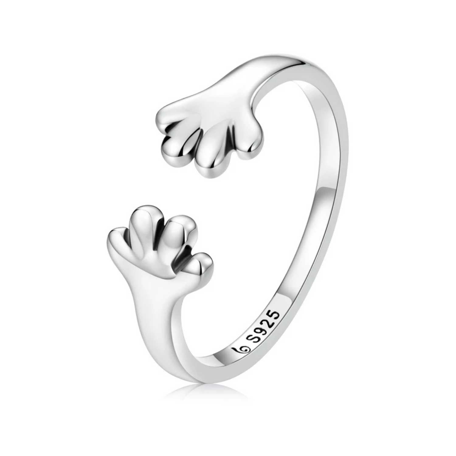 Sterling Silver Giraffe Open Ring