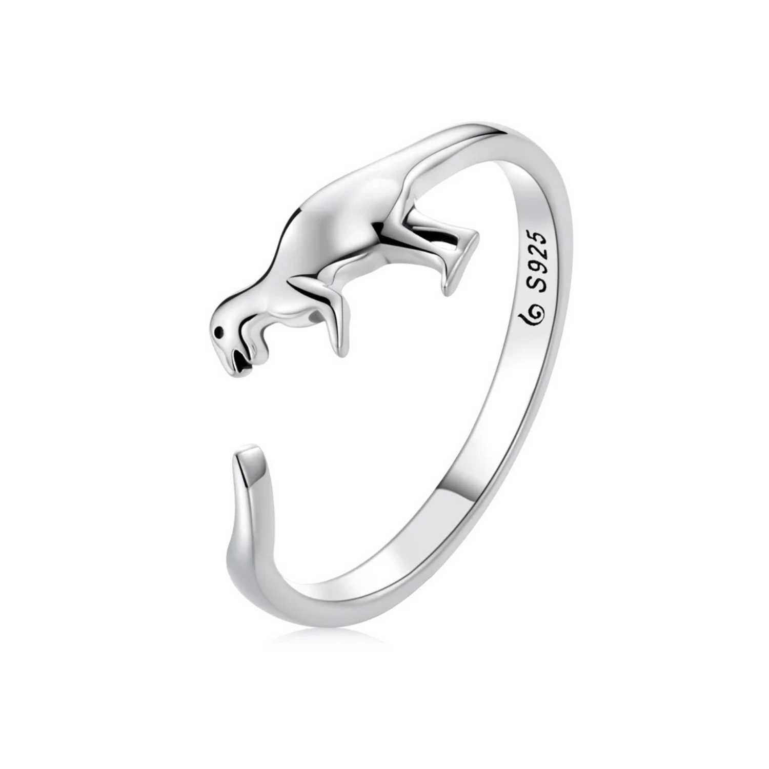 Sterling Silver Giraffe Open Ring