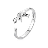 Sterling Silver Giraffe Open Ring