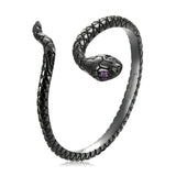 Mysterious Black Snake Ring