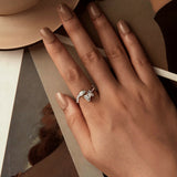 Rose Snake Open Ring