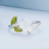 Color Changeable Rose Flower Adjustable Ring