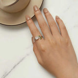 Color Changeable Rose Flower Adjustable Ring