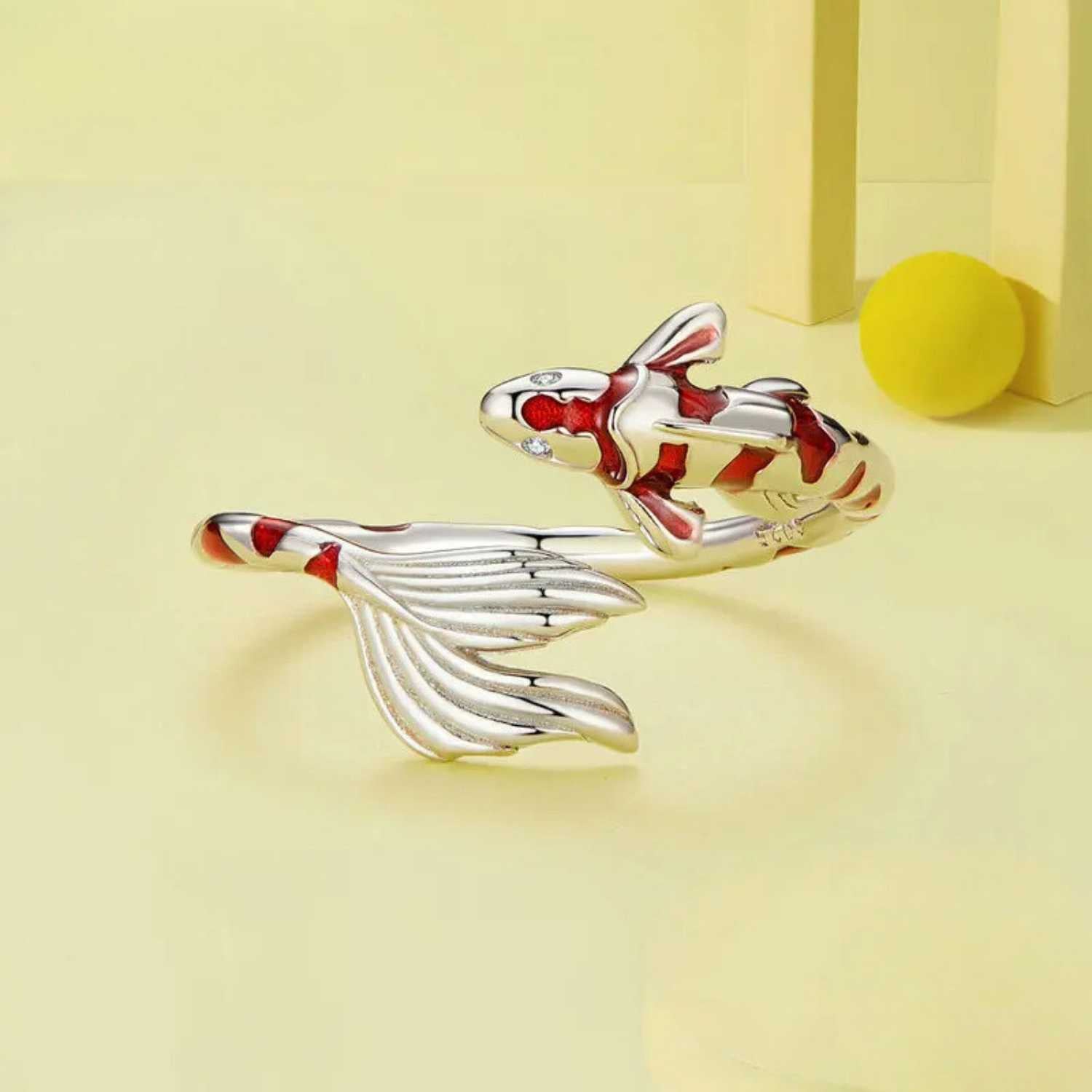 Lucky Fish Adjustable Ring