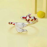 Lucky Fish Adjustable Ring