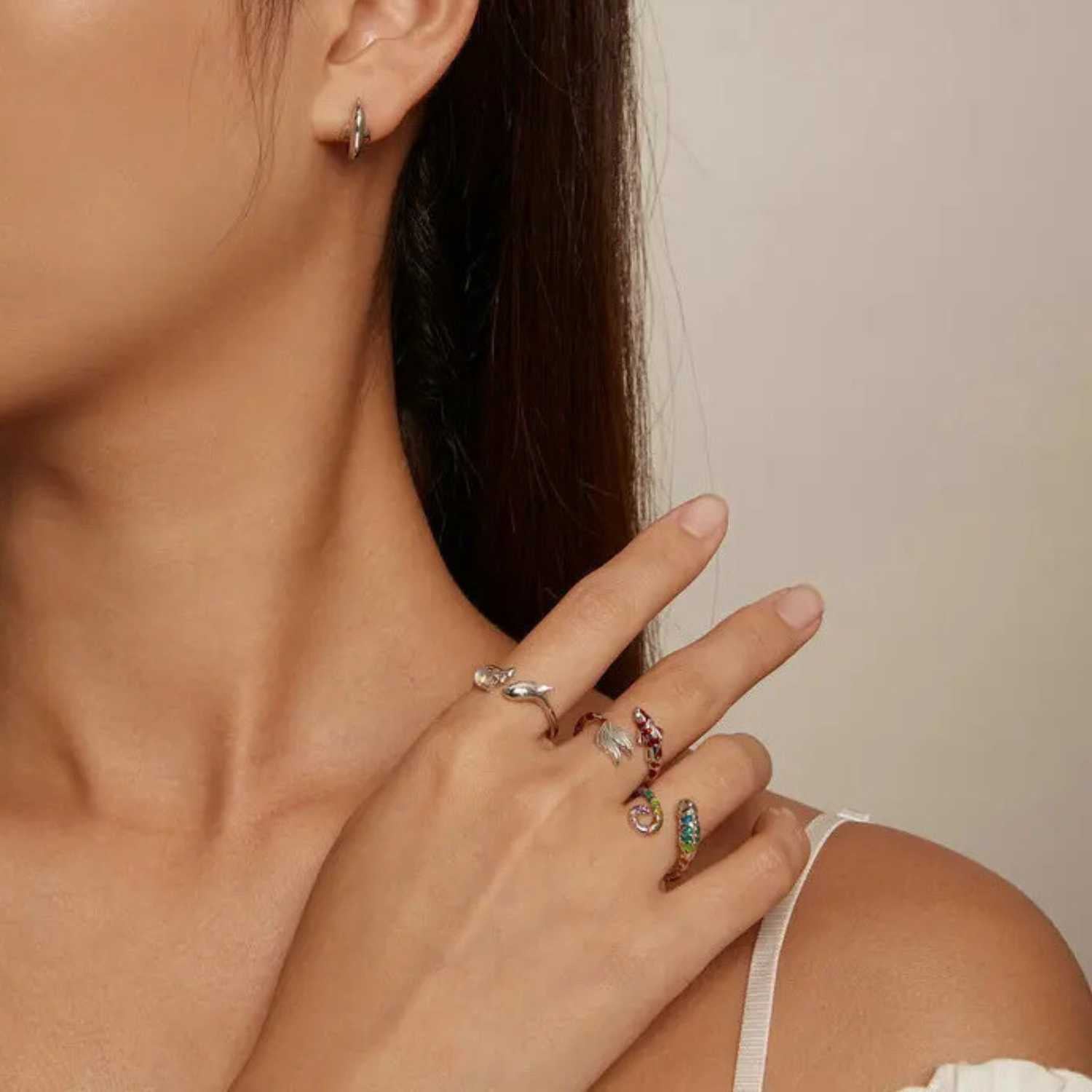 Lucky Fish Adjustable Ring