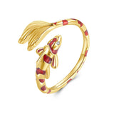 Lucky Fish Adjustable Ring