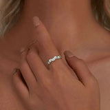 Green Four-Leaf Clover Ring