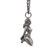 Cyber Fantasy Girl Pendant in Sterling Silver