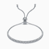 Dazzling Tennis Slider Bracelet
