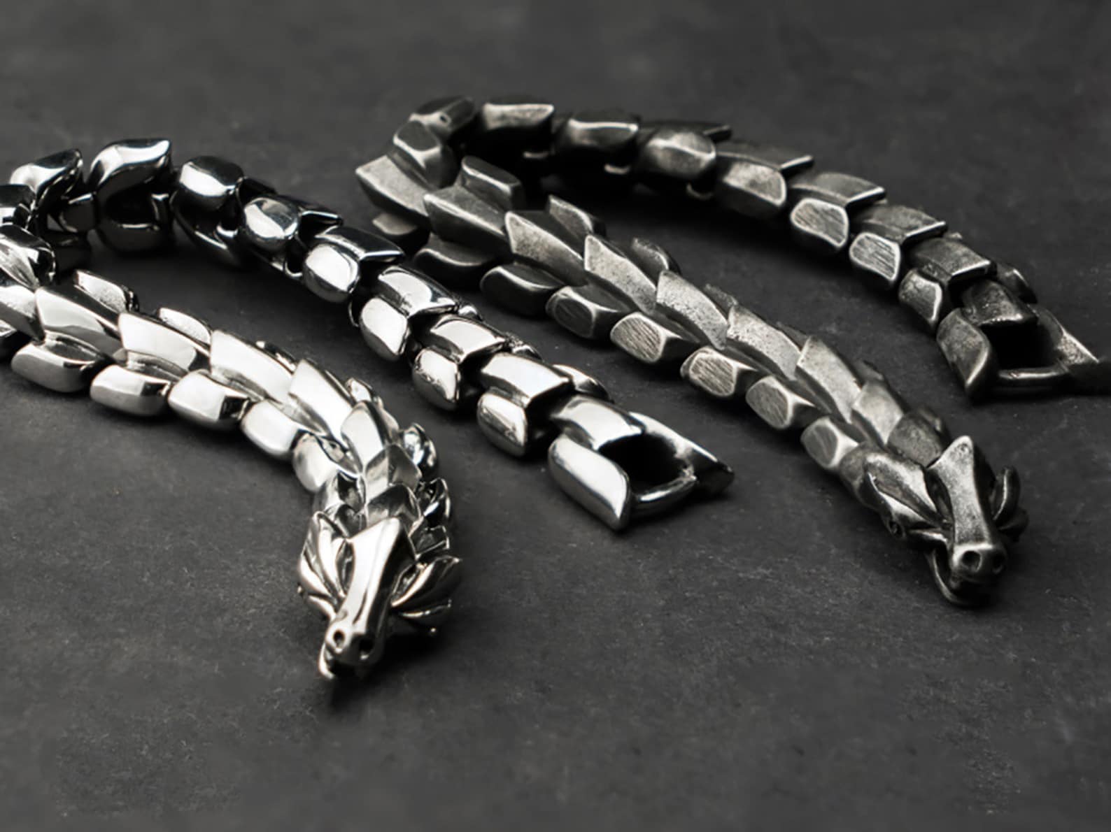 Vintage Dragon Joint Bracelet