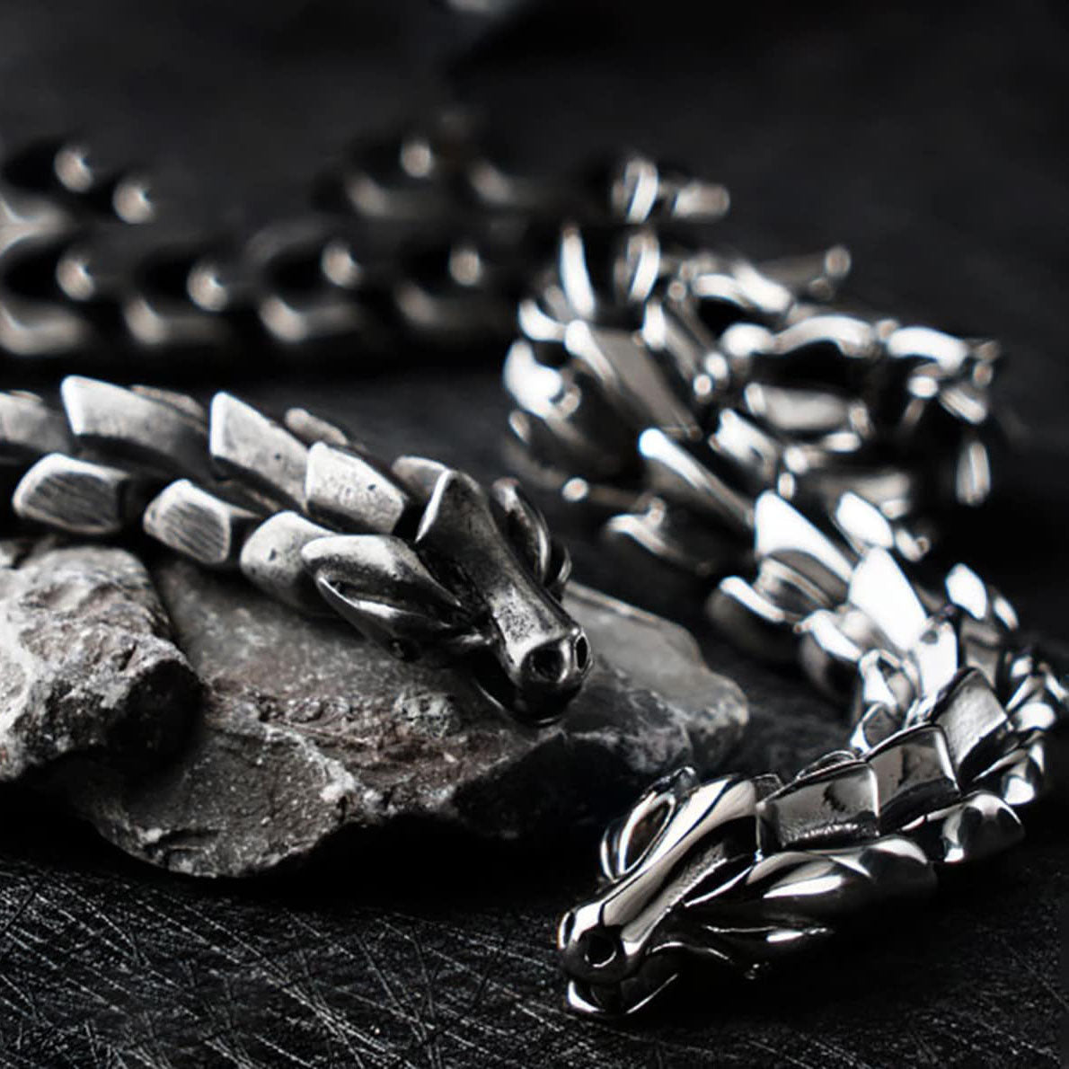 Vintage Dragon Joint Bracelet