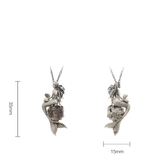 Ocean Princess Necklace Sterling Silver Phantom Quartz