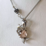 Ocean Princess Necklace Sterling Silver Phantom Quartz