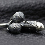 Vintage Silver Penis Reiki Pendant Necklace