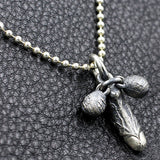 Vintage Silver Penis Reiki Pendant Necklace
