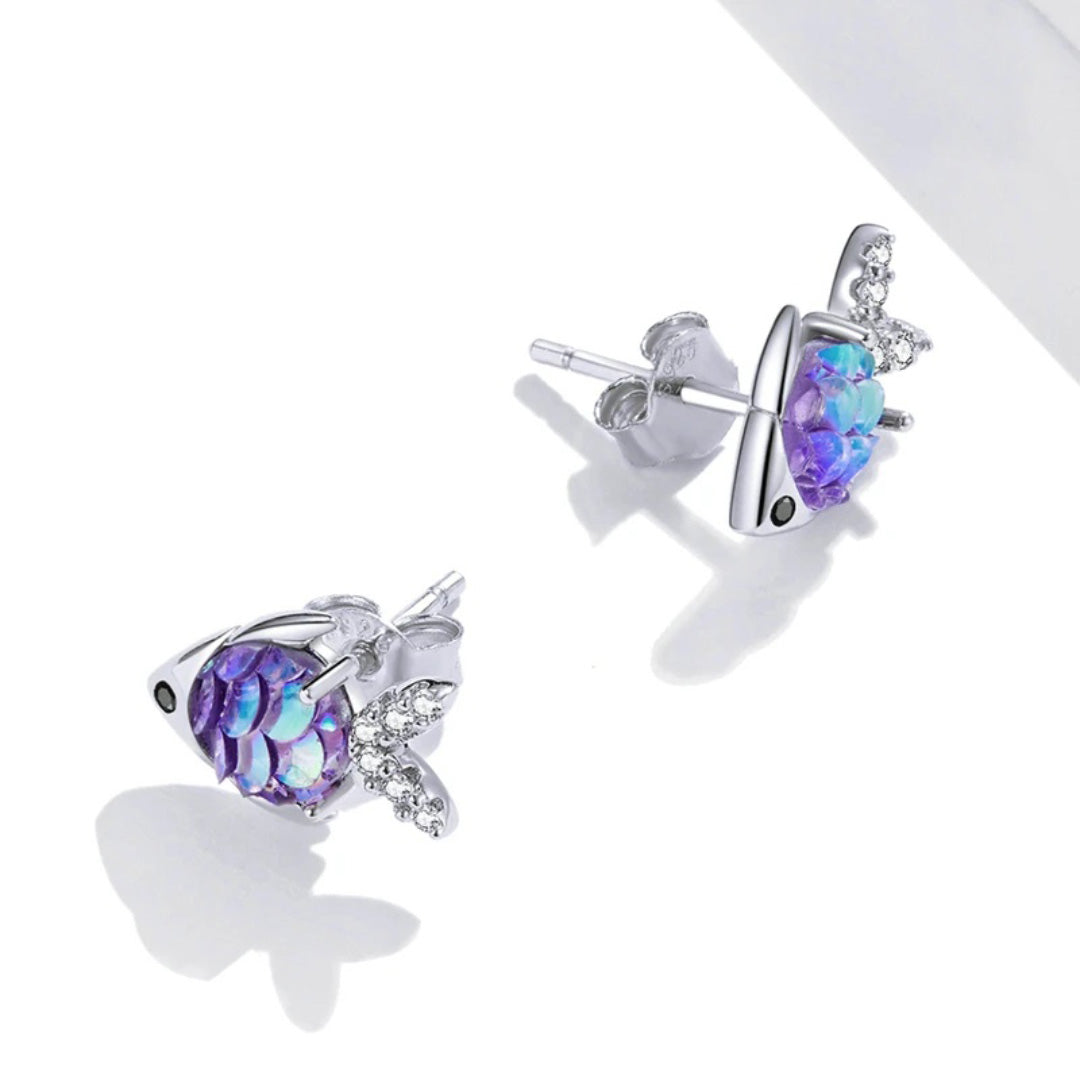Happy Tropical Little Fish Earring