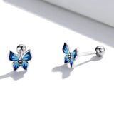 Elegant Butterfly Stud Earrings